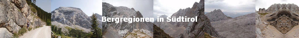 Bergregionen in Sdtirol