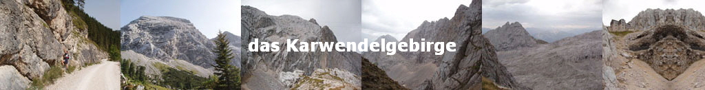 das Karwendelgebirge